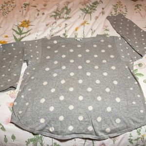 Lightweight cotton pullover sweater